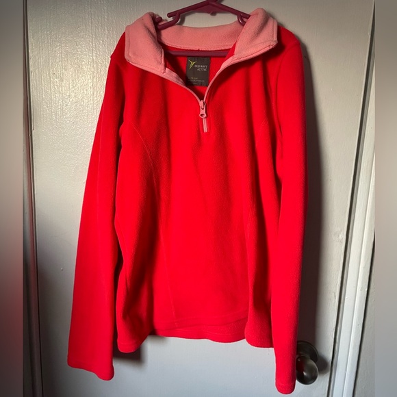 Old Navy Active Vibrant Orange Pullover - Picture 4 of 4